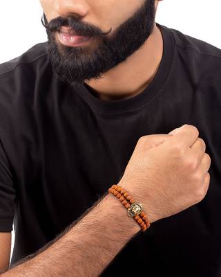 Mahadev Extension Rudraksha Beads Bracelet 4
