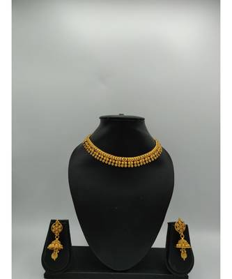 gold plated necklace sets 1