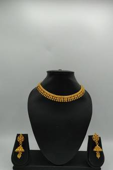 gold plated necklace sets