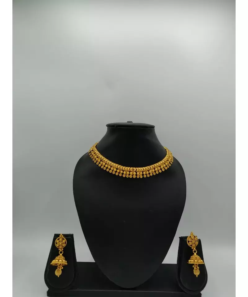 gold plated necklace sets