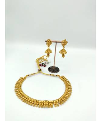 gold plated necklace sets 3