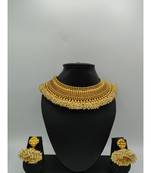 Traditional Gold Polki South Indian Style Necklace Sets