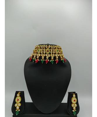 multicolor kundan necklace sets 1