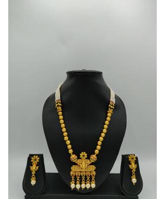 multicolor gold plated necklace sets 1