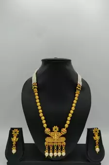 multicolor gold plated necklace sets