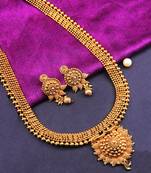 Gold Plated Traditional Designer South Indian Necklace Sets