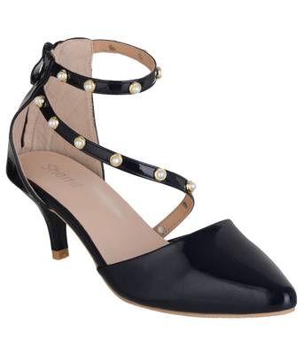 blue SHOES KITTEN HEELS SANDALS 1