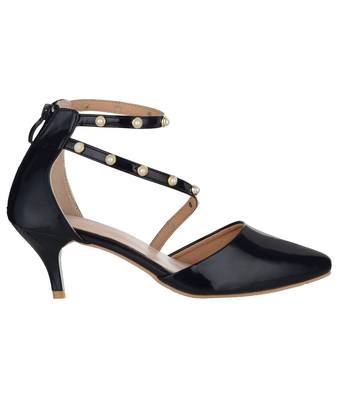 blue SHOES KITTEN HEELS SANDALS 2