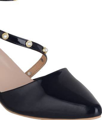 blue SHOES KITTEN HEELS SANDALS 5