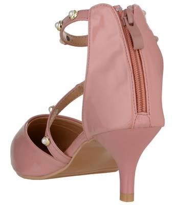 brown SHOES KITTEN HEELS SANDALS 3