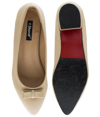 beige SHOES DESIGNER BELLIES 4