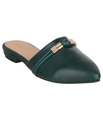 green SHOES DESIGNER BELLIES 1
