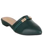 green SHOES DESIGNER BELLIES