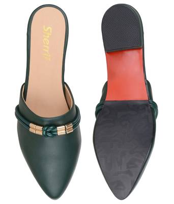 green SHOES DESIGNER BELLIES 4