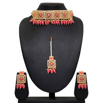 Pink necklace-sets 1