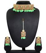 Green necklace-sets