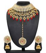 Red necklace-sets