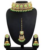 Green necklace-sets