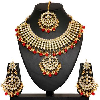 Maroon necklace-sets 1