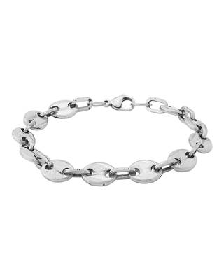 Silver Plated Link Bracelet for Men 2