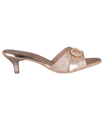 brown SHOES KITTEN HEELS MULES 2