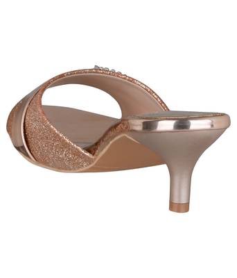brown SHOES KITTEN HEELS MULES 3