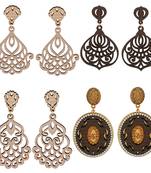 White crystal earrings