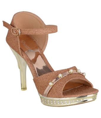 brown SHOES STILETTO HEELS SANDALS 1
