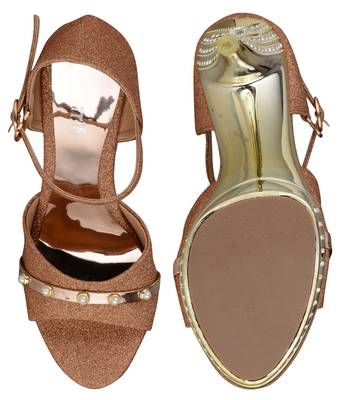 brown SHOES STILETTO HEELS SANDALS 4