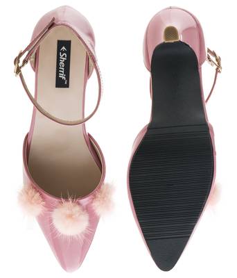 nude SHOES KITTEN HEELS SANDALS 4