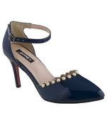 blue SHOES STILETTO HEELS SANDALS