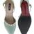 green SHOES STILETTO HEELS SANDALS