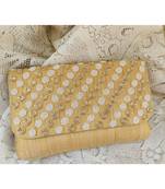 gold Brocade Designer Everyday Clutch