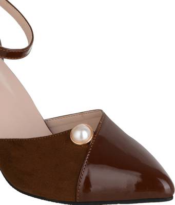 brown SHOES STILETTO HEELS SANDALS 5