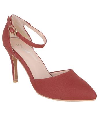 red SHOES STILETTO HEELS SANDALS 1