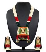 Maroon necklace-sets