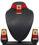 Red necklace-sets