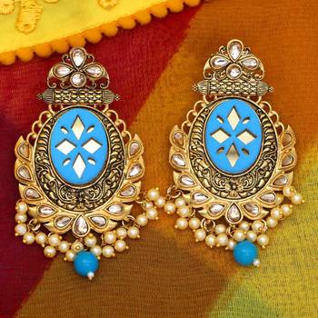 Blue danglers-drops 1
