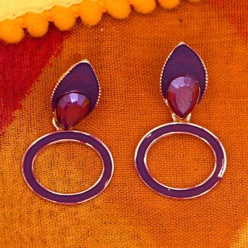 Purple studs 1