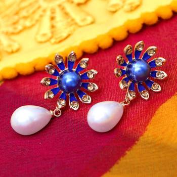 Blue studs 1