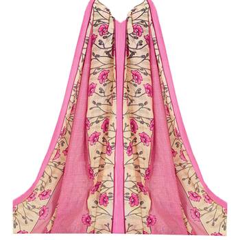 Pink printed cotton salwar 4