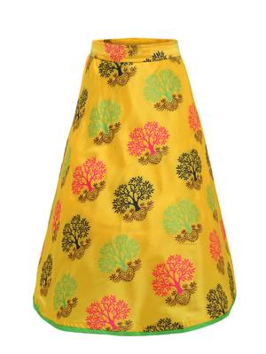Girl'S   Blue Slik Lehenga Choli And Dupatta Set 4