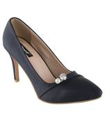 blue SHOES STILETTO HEELS PUMPS
