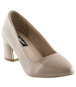 beige SHOES BLOCK HEELS PUMPS