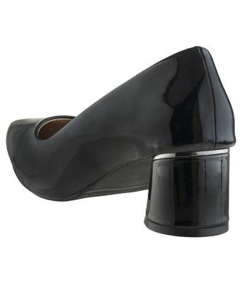 black SHOES BLOCK HEELS PUMPS 3