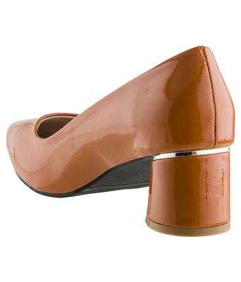 orange SHOES BLOCK HEELS PUMPS 3