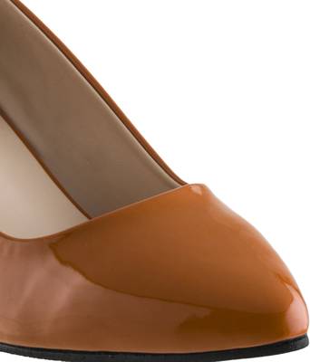 orange SHOES BLOCK HEELS PUMPS 5