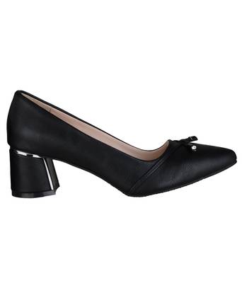 black SHOES BLOCK HEELS PUMPS 2