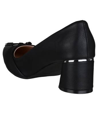 black SHOES BLOCK HEELS PUMPS 3