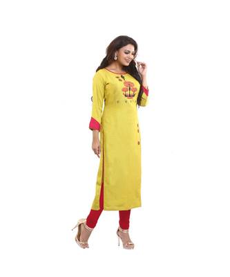 Designer green embroidered Kurta For Women 1